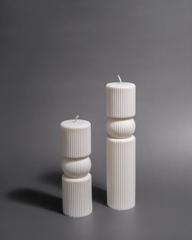 Decorative Sculptural Candles - Bubble Pillar Candle