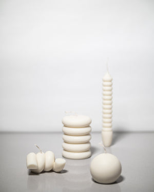 Onni, Oscar, Ollie & Orly Sculptural Candle by Quietude Candles