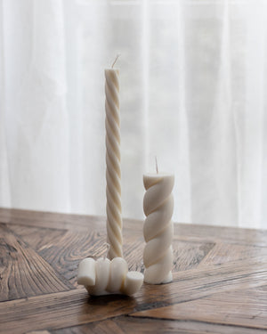 Lily, Luana & Ollie Sculptural Candle by Quietude Candles