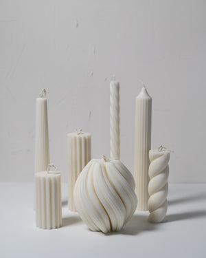 Quietude Candles Lily Sculptural Candle