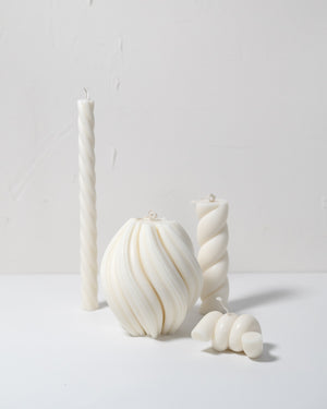 Levi, Lily, Luana & Ollie Sculptural Candle by Quietude Candles