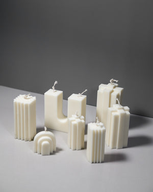 Albert Sculptural Candle by Quietude Candles