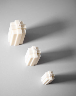 Enzo, Emery & Easton Sculptural Candle by Quietude Candles